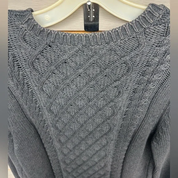 Kavu Charcoal Cable Knit Sweater - Picture 5 of 8
